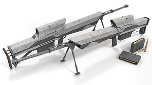 Sci fi sniper rifle