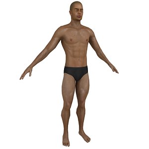 3D model base man briefs