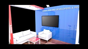 EXHIBITION STALL 3D model