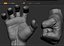 Male Hand Sculpt in 2 poses