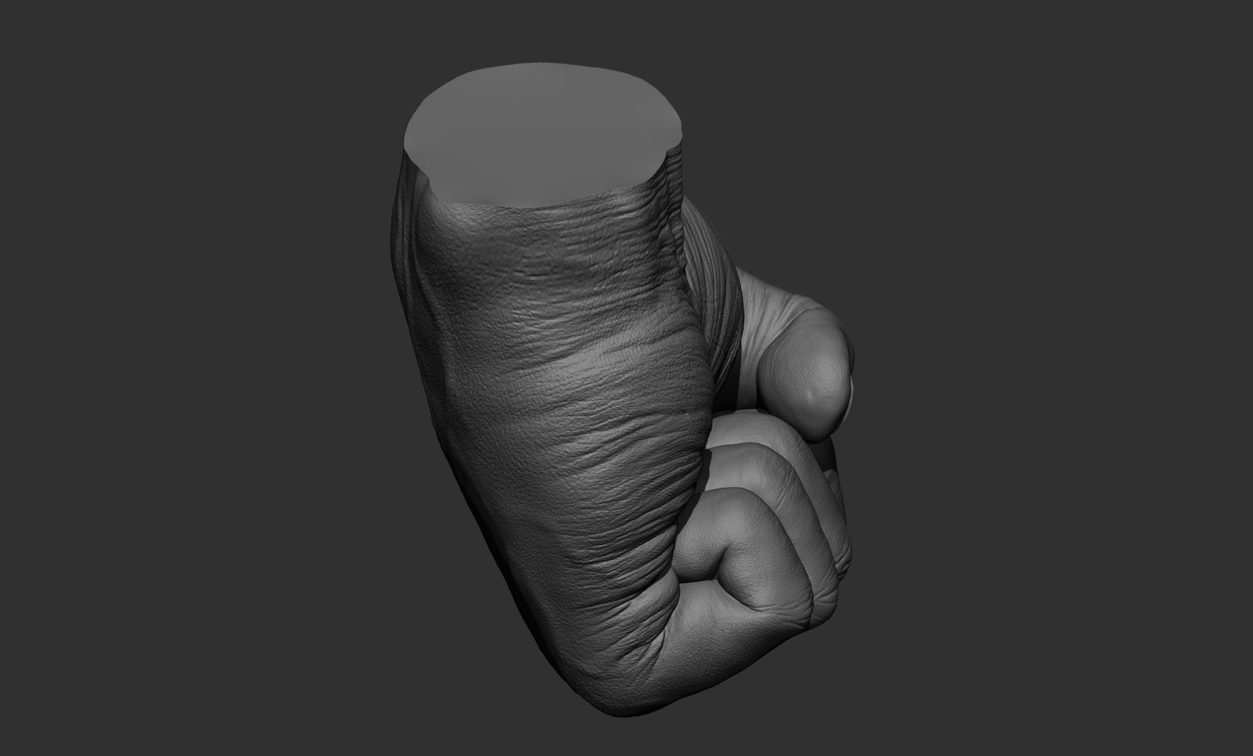 3D file Male Hand Sculpt in 2 poses・3D print design to download