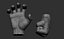 Male Hand Sculpt in 2 poses