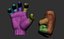 Male Hand Sculpt in 2 poses
