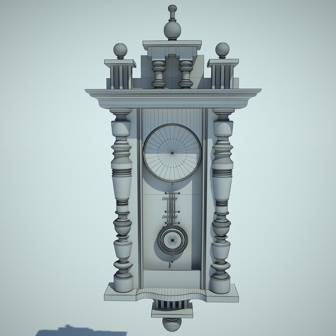 clock classic 3d model