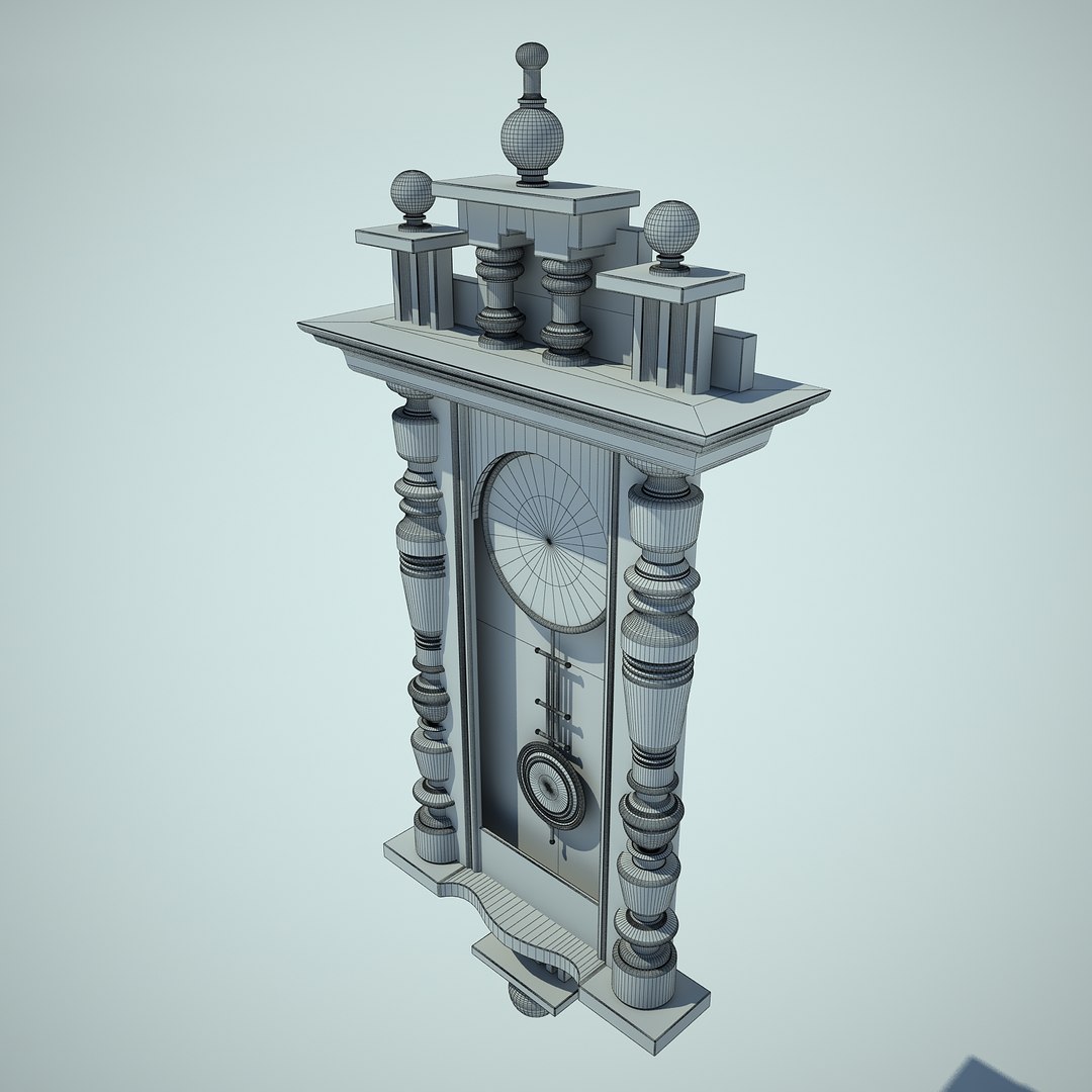 clock classic 3d model