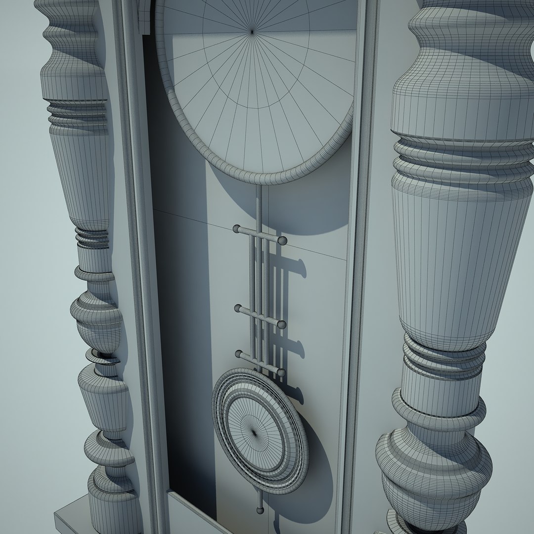 clock classic 3d model