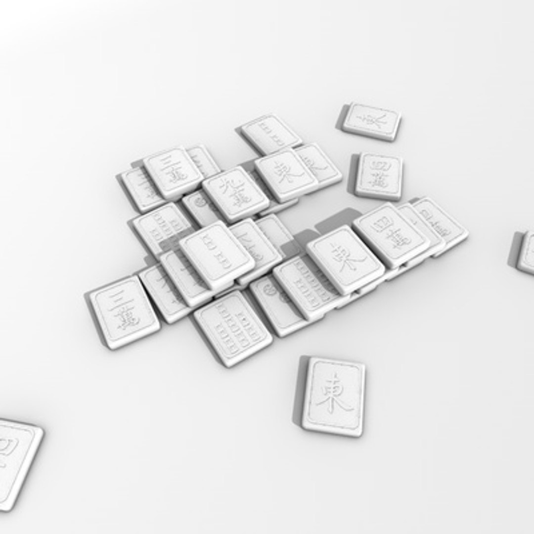 Mahjong 3d Model
