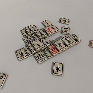 mahjong 3d model