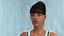 Light Skin Fitness Woman Rigged for Cinema 4D
