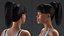 Light Skin Fitness Woman Rigged for Cinema 4D