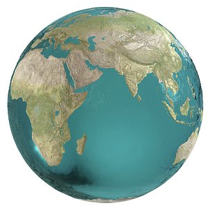 3D Earth Water 3D Globe Geographic model
