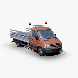 Mercedes Sprinter Dump Truck 2016 3D