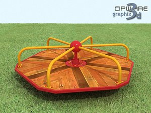3d park toy model