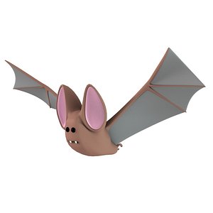3d model cartoon bat