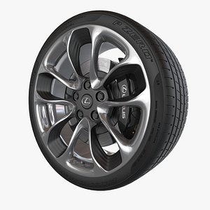 lexus wheel 3D model