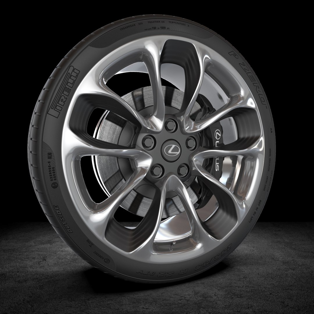 Lexus Wheel 3D Model - TurboSquid 1391152
