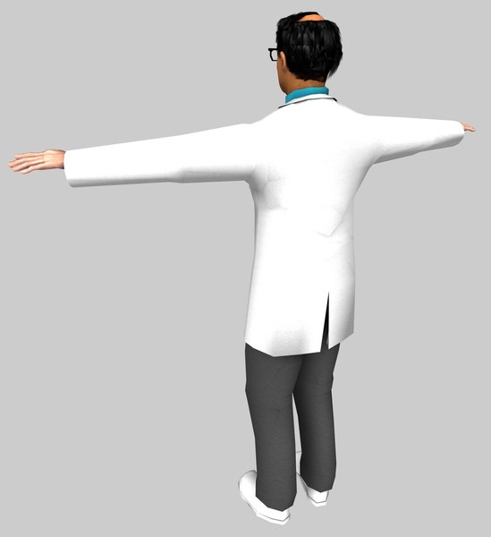 Scientist 3d model