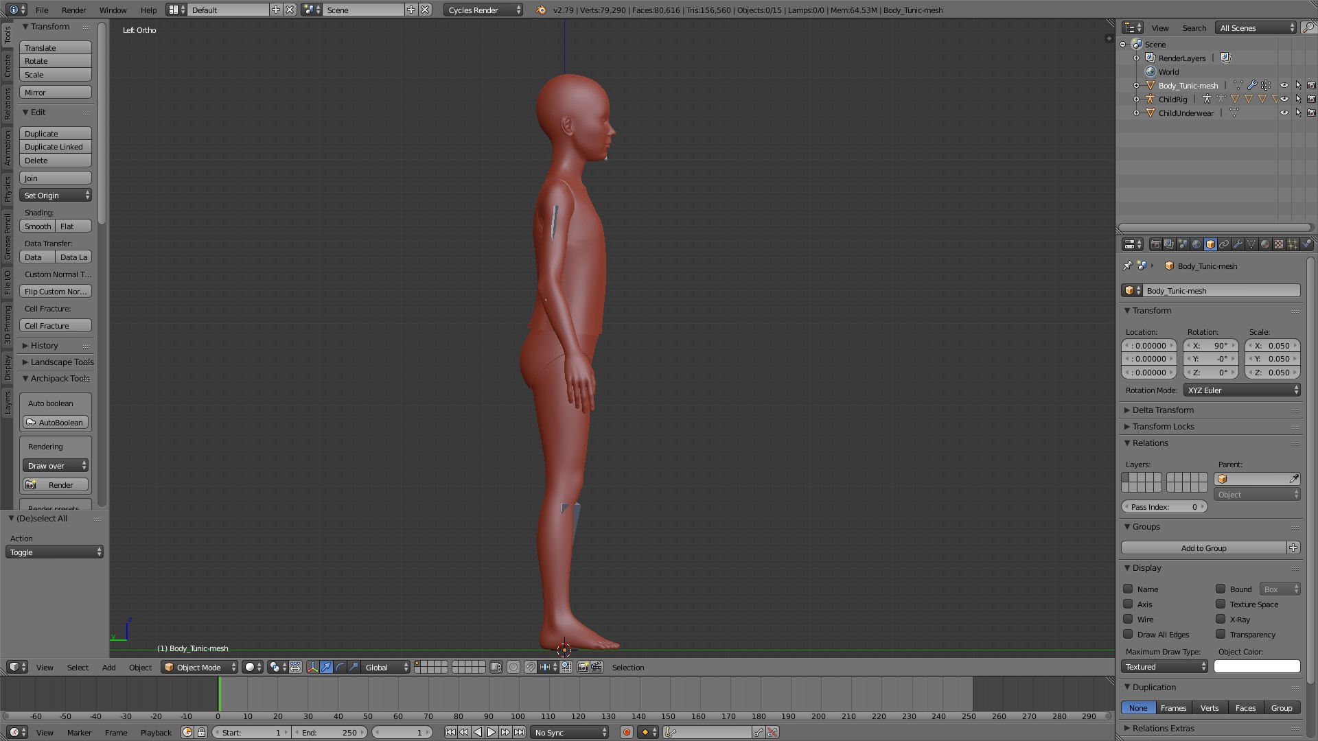 3D child basemesh realistic body model - TurboSquid 1425444