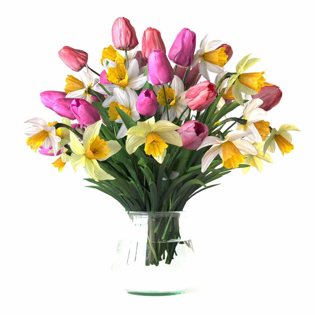 Spring Bouquets 3D - TurboSquid 2073378
