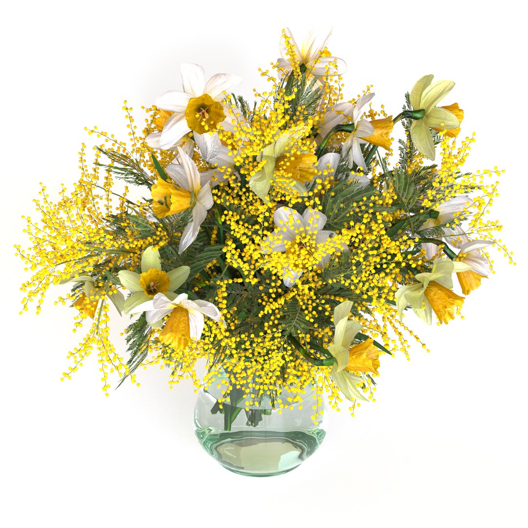 Spring Bouquets 3D - TurboSquid 2073378
