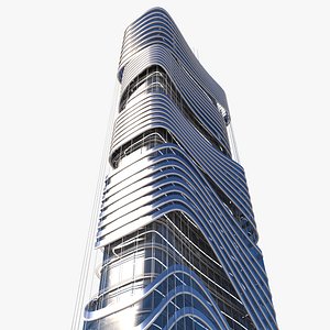 3D modern futuristic model