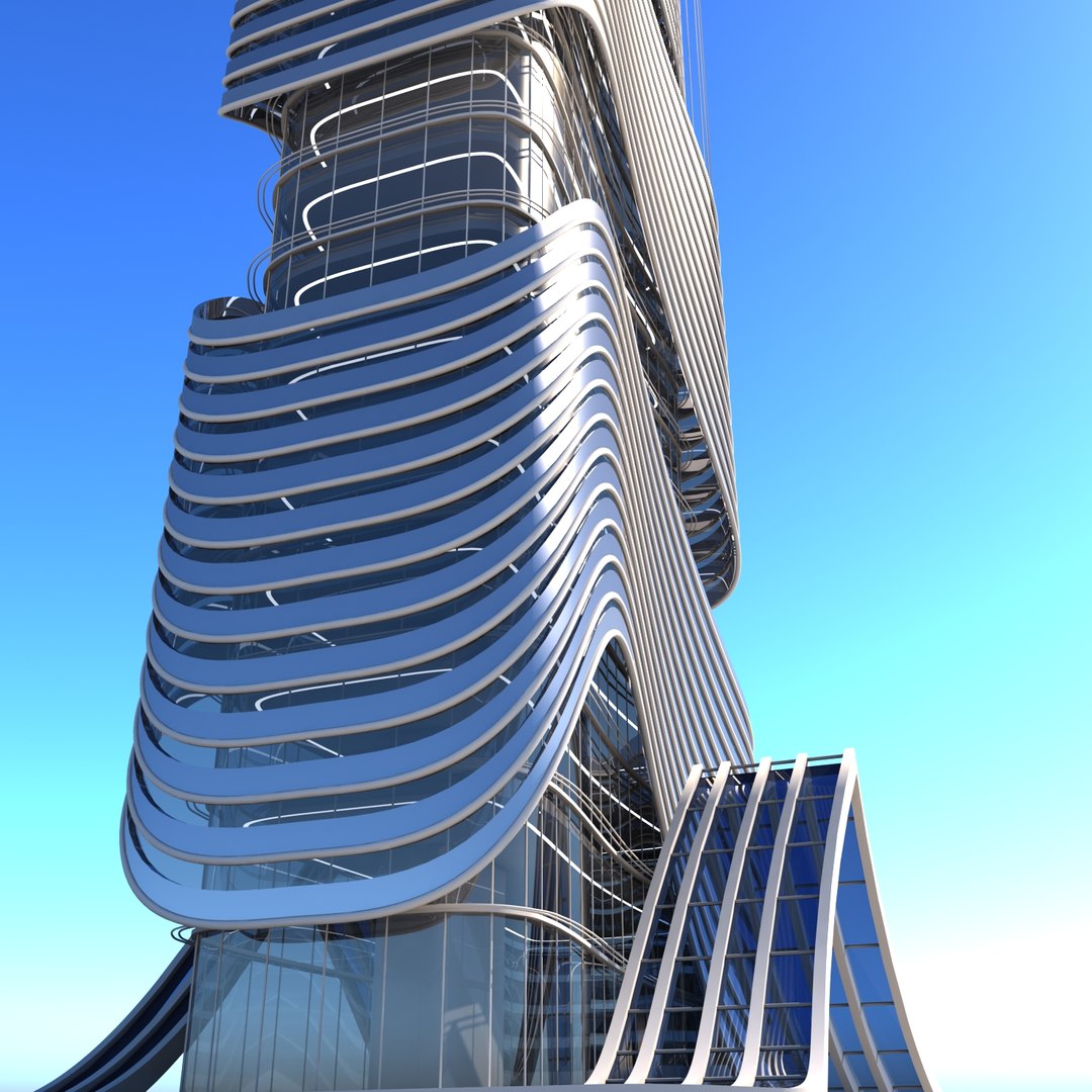 3D Modern Futuristic Model - TurboSquid 1256025