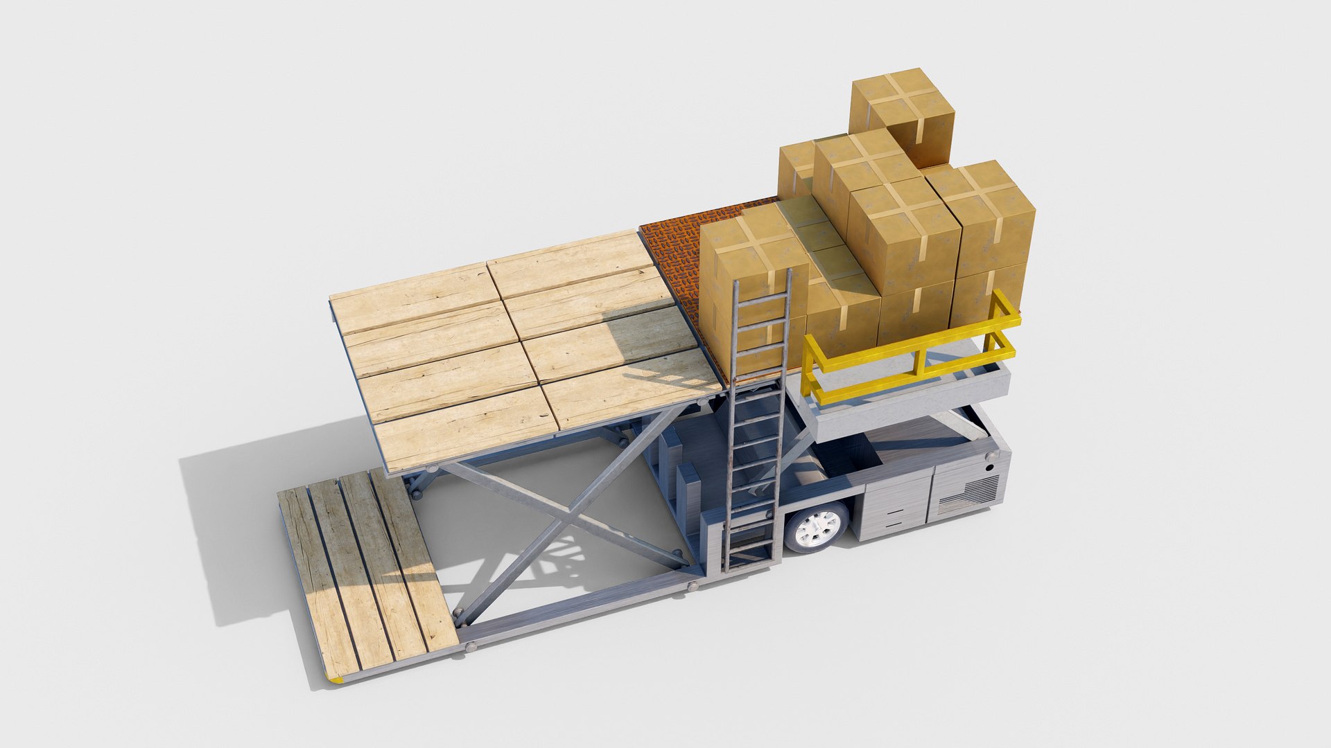 3D model Baggage Loader Device 3D Model - TurboSquid 2146597