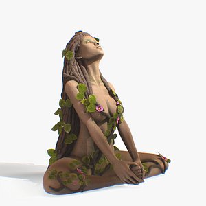 Zen Of Nature Statue 3D model