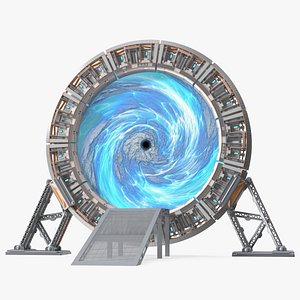 Time Gate with Portal 3D model