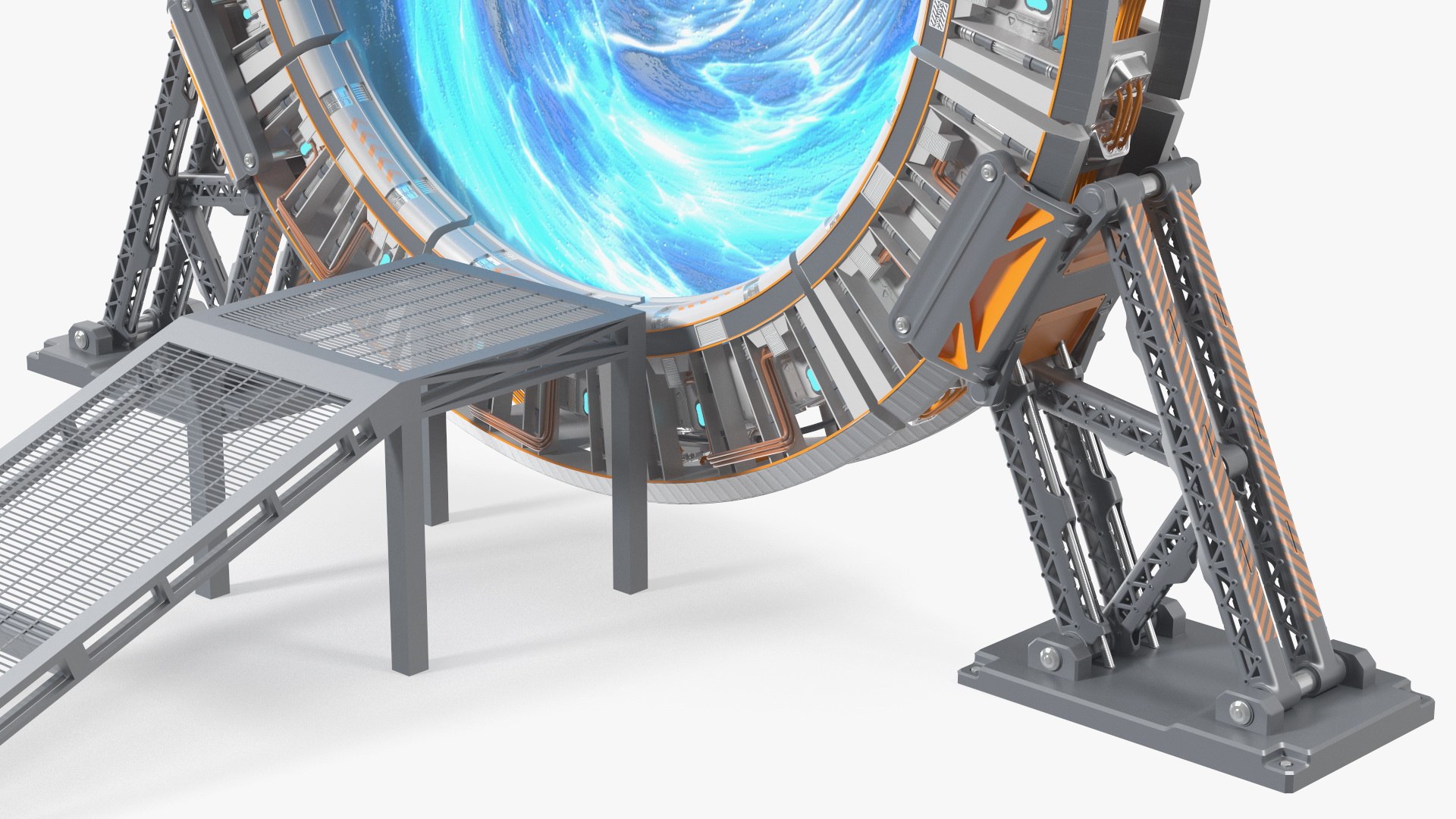 Time Gate With Portal 3D Model - TurboSquid 2088625