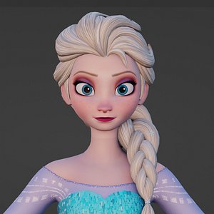 ELSA Rigged Animated 3D