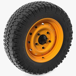 Goodyear Wrangler Mud Terrain Tyre 3D
