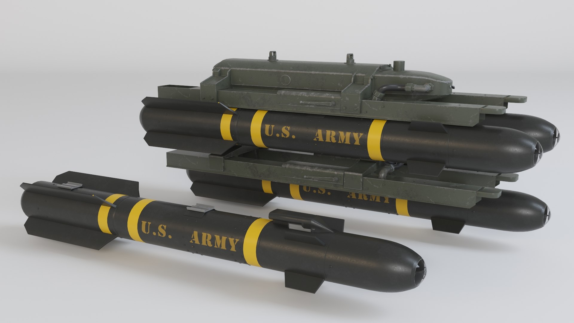 3D hellfire missile model - TurboSquid 1540761