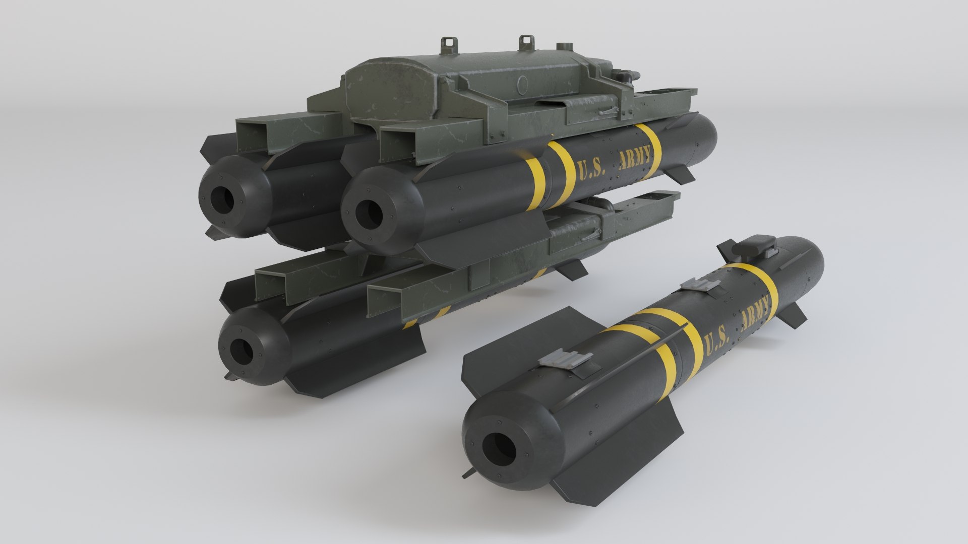 3D hellfire missile model - TurboSquid 1540761