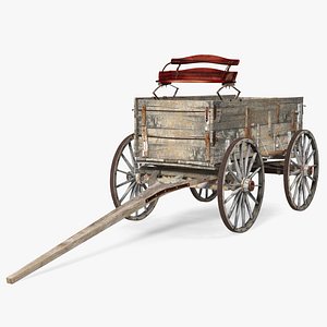 3D Old West Wagon