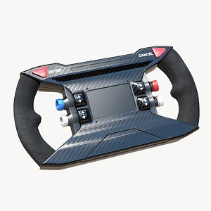 Steer Wheel Future Sci Fi Concept PBR