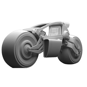3D 3D Futuristic Bike