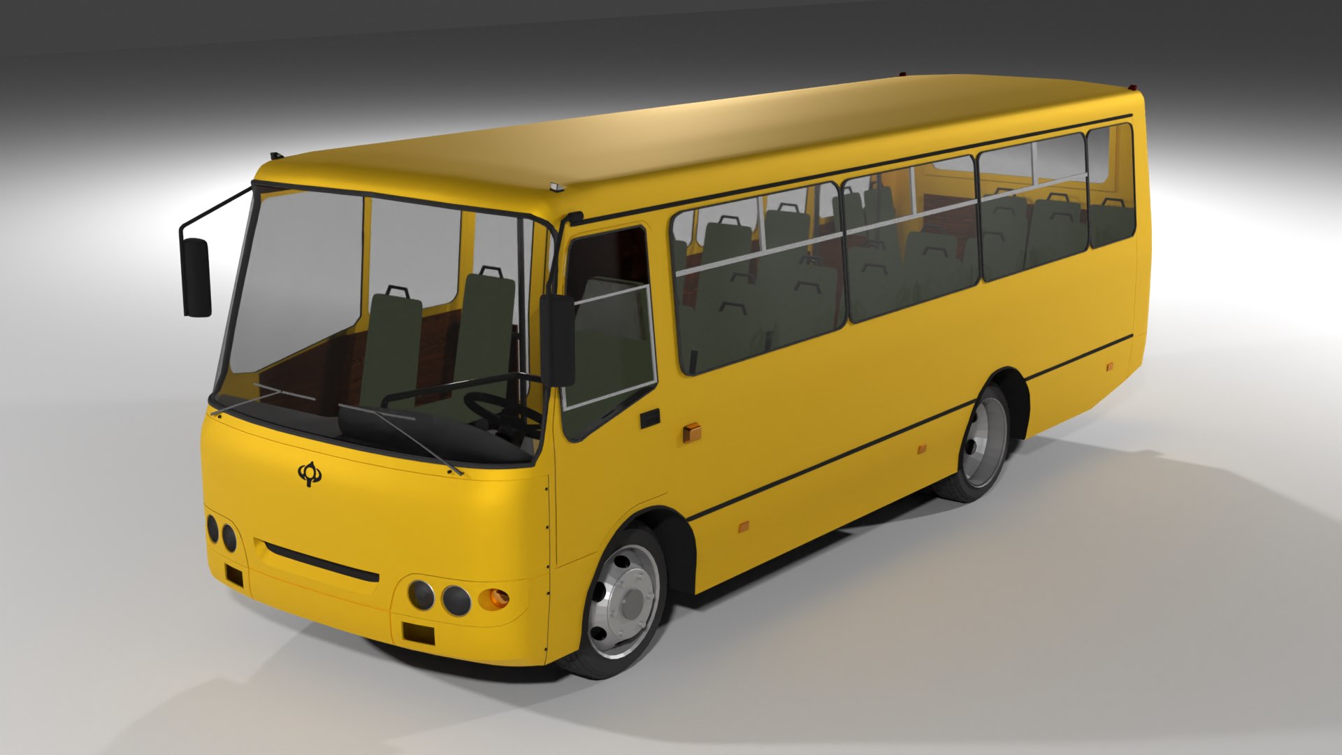 City Bus Of Ukraine Bogdan 3D - TurboSquid 2150502