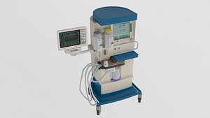 3D The anesthesia machine
