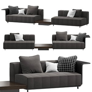 Freeman Lounge Sofa by Minotti