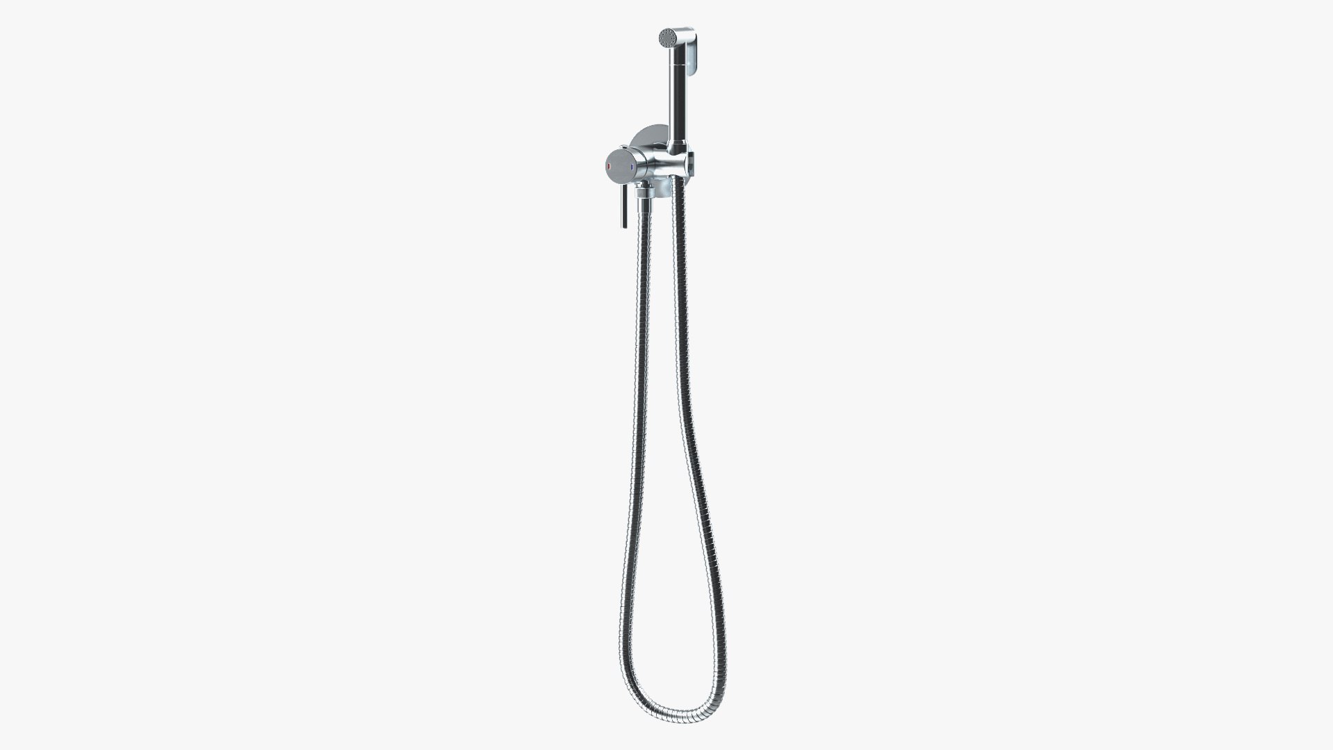 Hygienic Shower 3D model preview