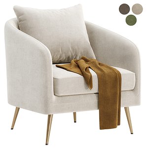 3D Aleigh Upholstered Armchair