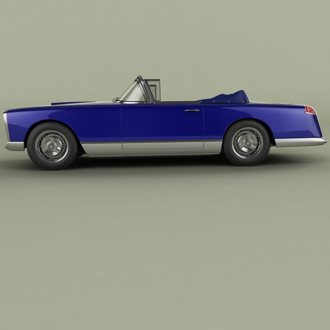 1956 facel vega fv2b model - TurboSquid 1569587