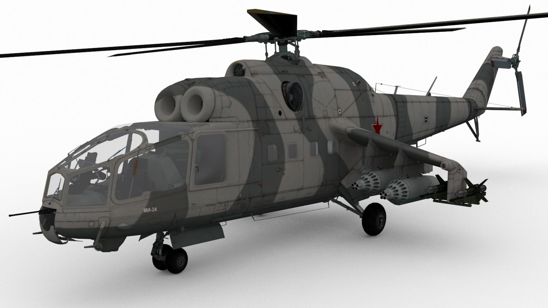 Mil Mi-24a 3d Model - Turbosquid 1374128