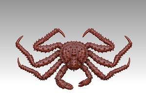 3D model Crab king sculpture 3d print model 3D print model