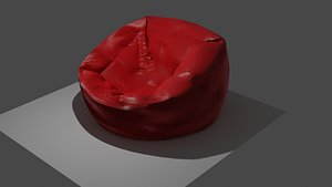 3D pouffe model