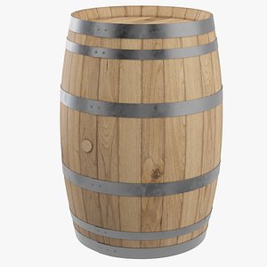 3D Wine Barrel model