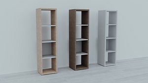 Shelving HALDAGER 4 Jysk 3D model