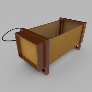 3D model lamp bulb