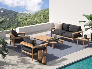 Outdoor Set Terassi 3D